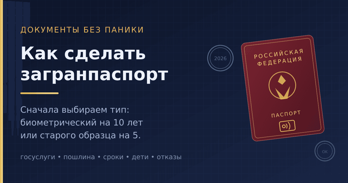 Как сделать загранпаспорт: выбрать тип, подать заявление и не получить отказ