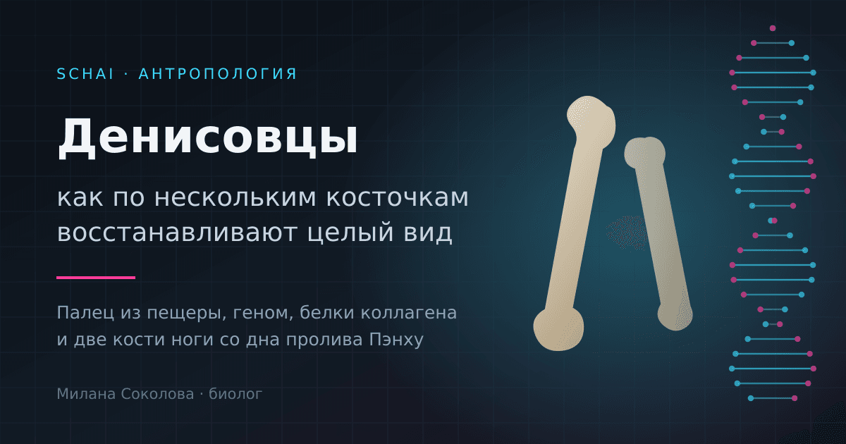 Денисовцы: как по нескольким косточкам восстанавливают целый вид