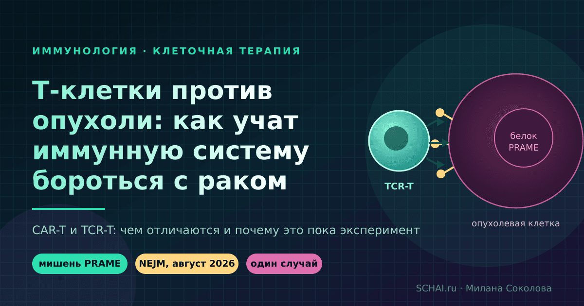 Т-клетки против опухоли: как учат иммунную систему бороться с раком