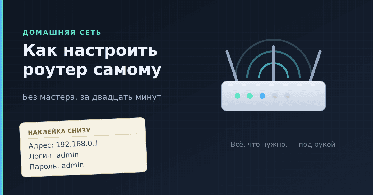 Как настроить роутер самому: пошагово, без вызова мастера