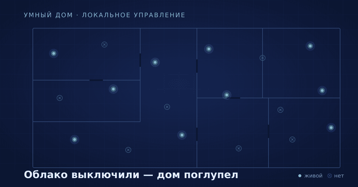 Облако выключили — дом поглупел. Что спрашивать до покупки