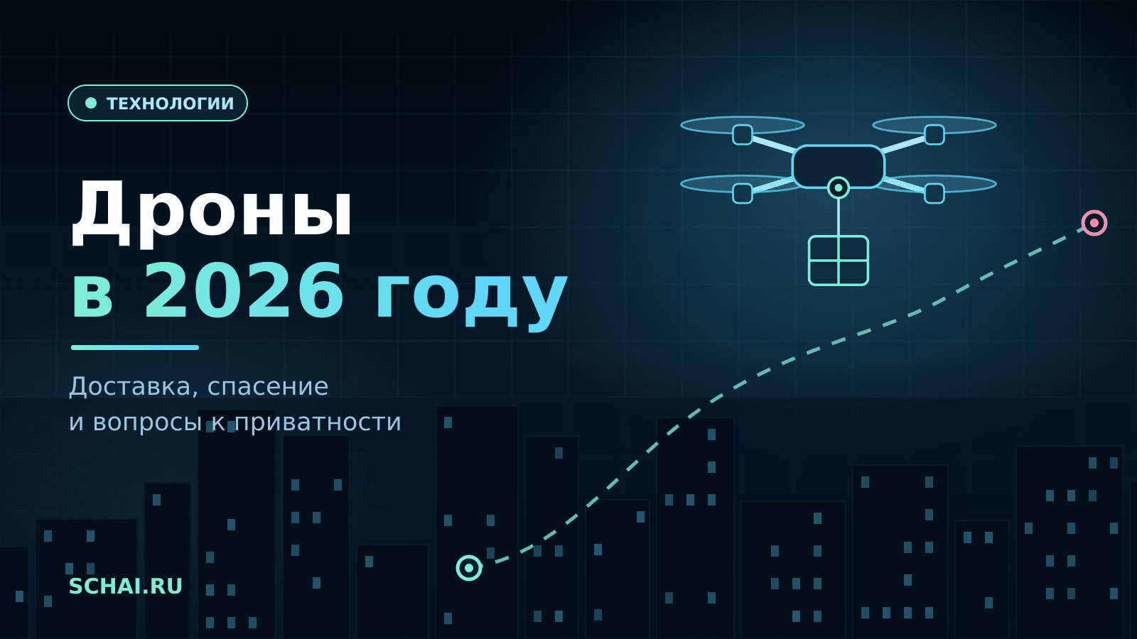 Дроны в 2026: доставка, спасение и вопросы к приватности