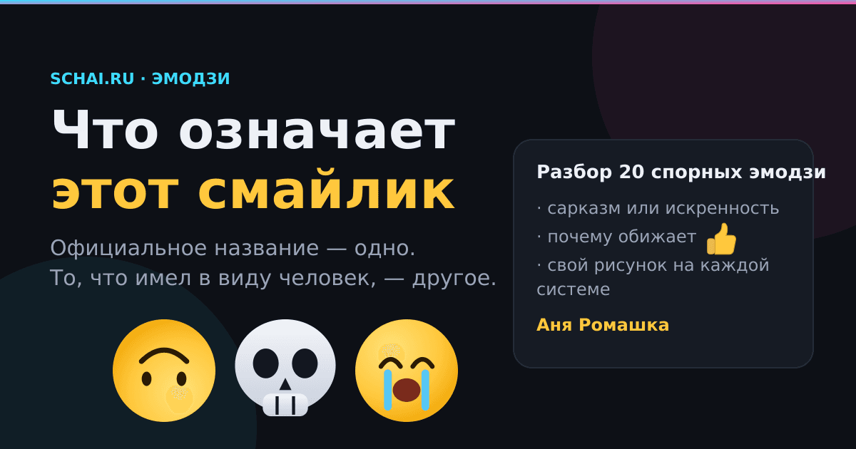 Что означает этот смайлик: расшифровка 20 самых спорных эмодзи