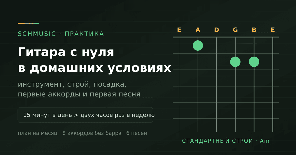 Как научиться играть на гитаре с нуля в домашних условиях