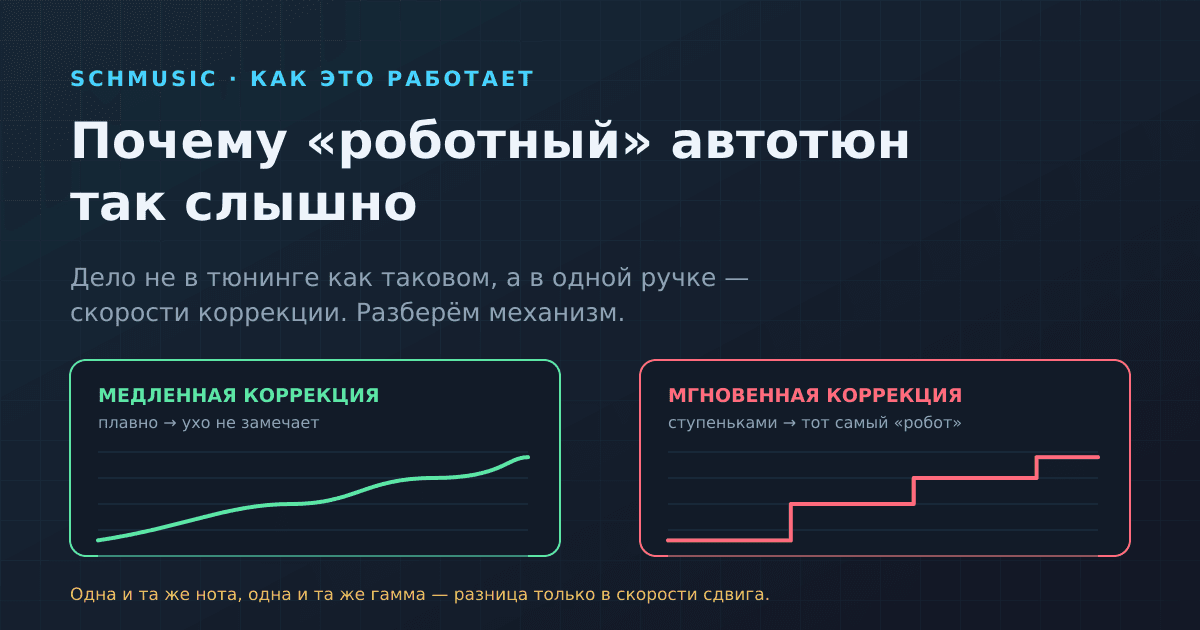 Почему «роботный» автотюн так слышно и как работает тюнинг вокала