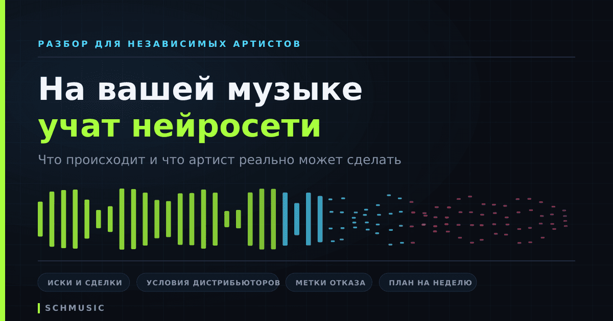 На вашей музыке учат нейросети: что происходит и что артист может сделать
