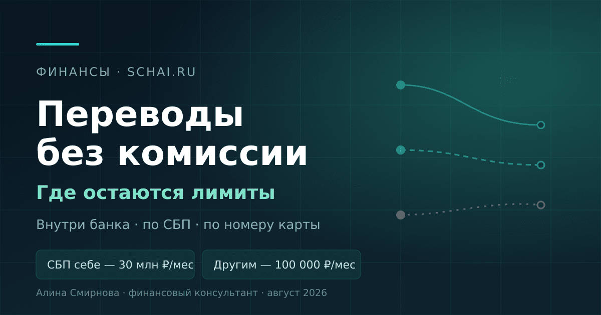 Переводы без комиссии: где остаются лимиты и как не платить лишнего