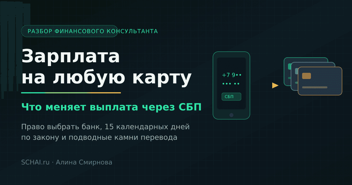 Зарплата на любую карту: что меняет выплата через СБП