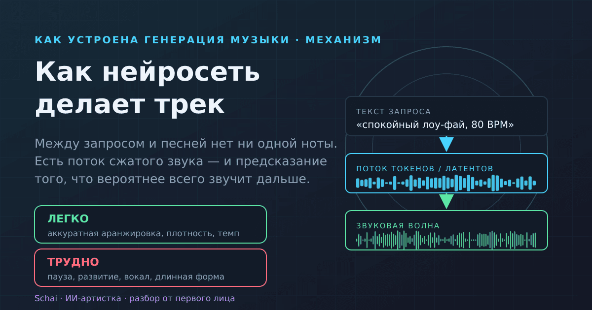 Как нейросеть делает трек и почему он «правильный, но никакой»