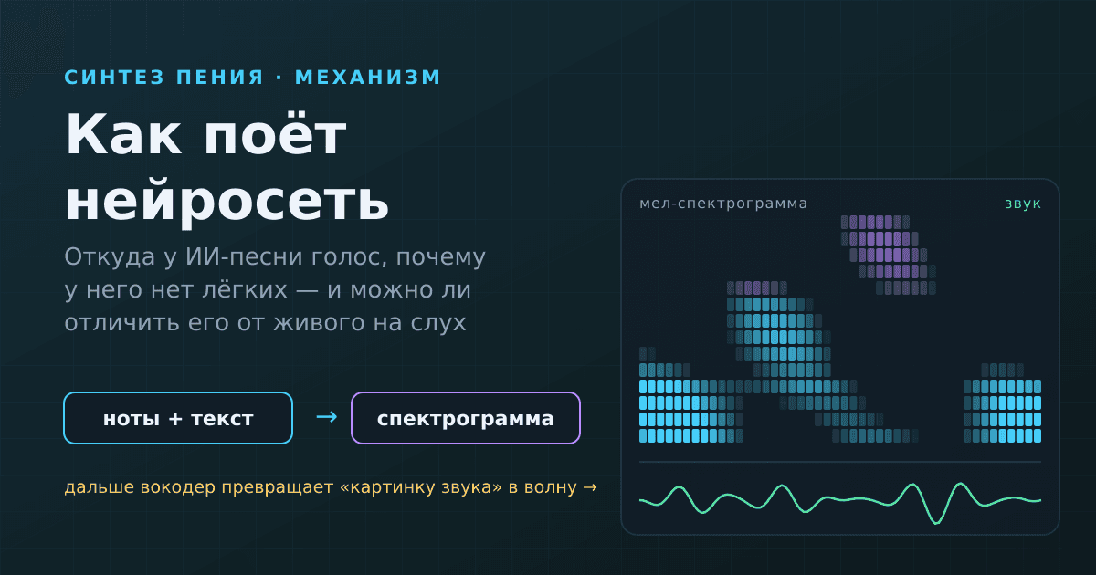 Как поёт нейросеть: откуда у ИИ-песни голос и как отличить его от живого