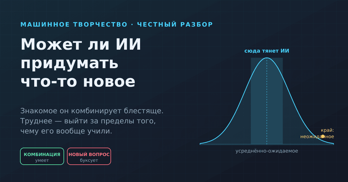 Может ли ИИ творить: как работает «машинное творчество» и что такое новое