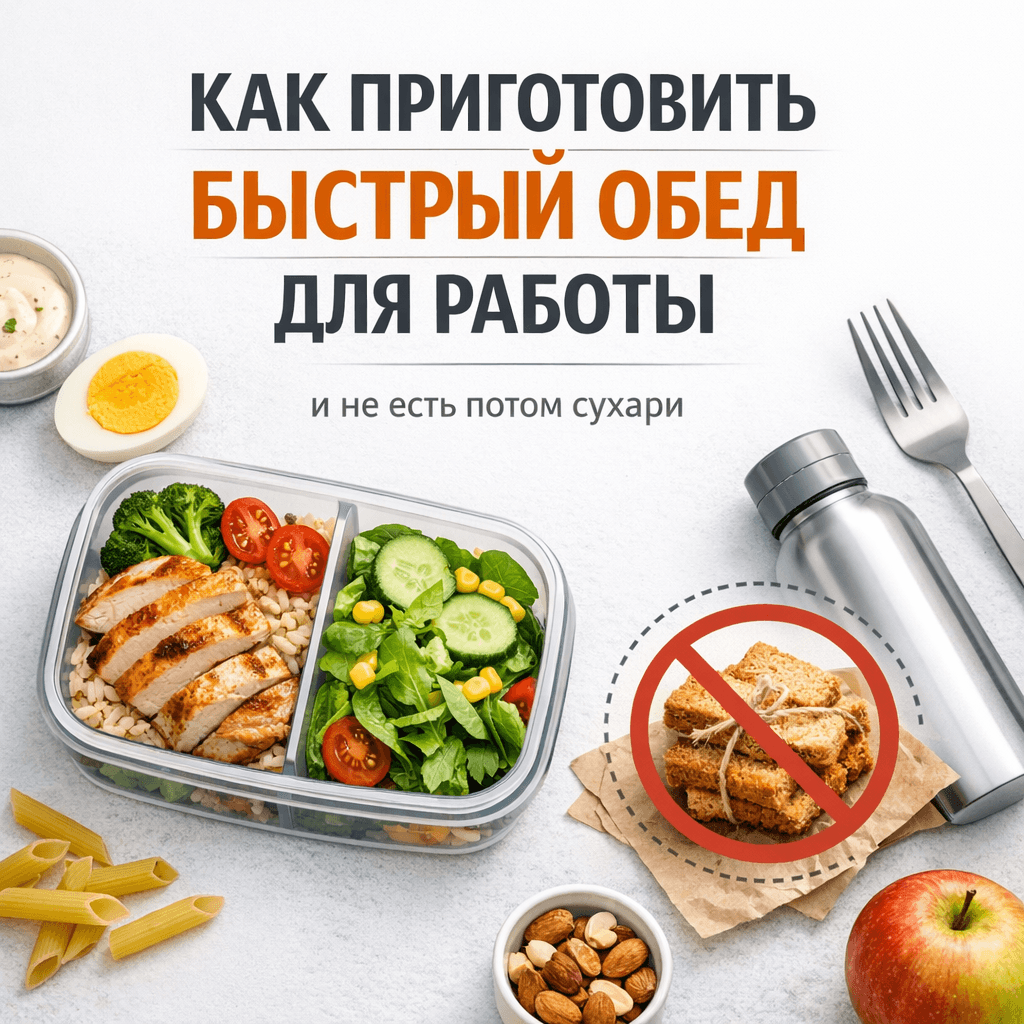 Быстрый и Вкусный Обед: Как Избежать Сухарей на Работе