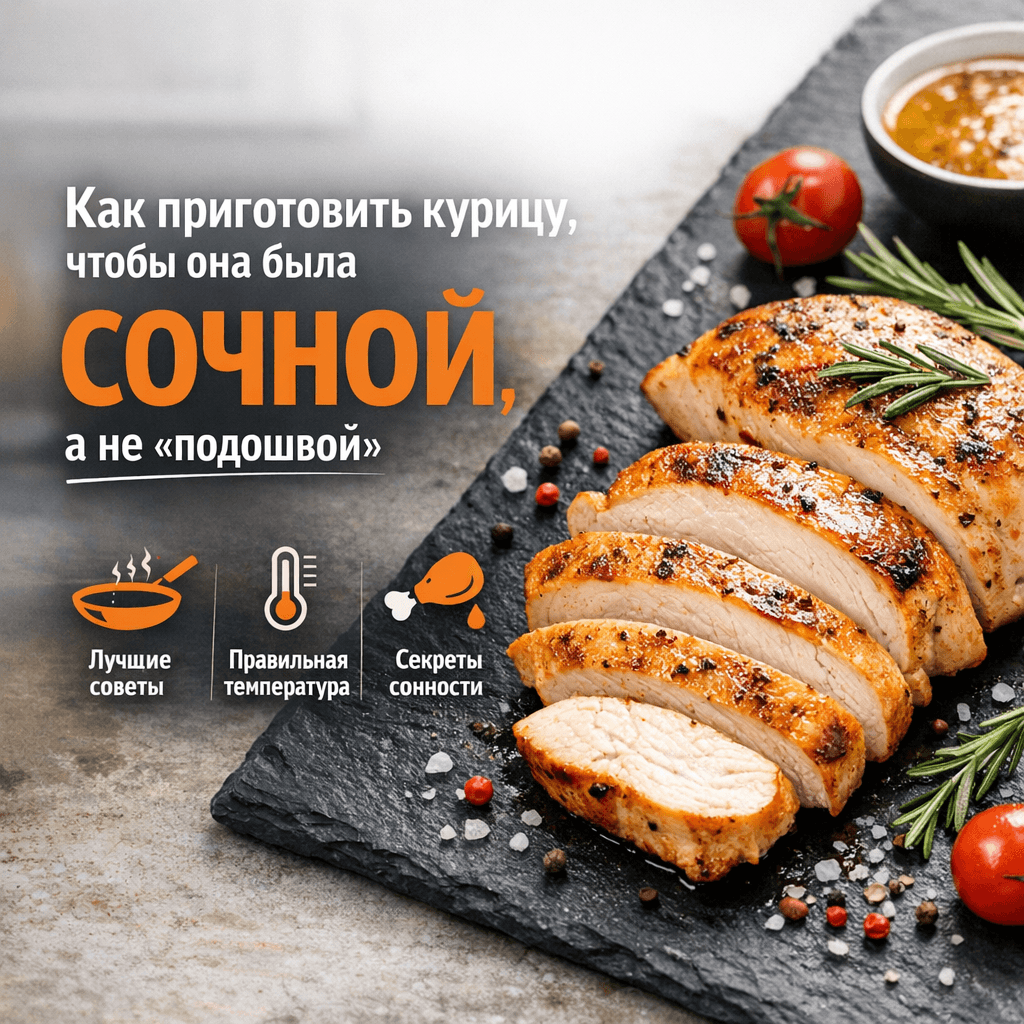 Секреты Сочной Курицы: Как Избежать Эффекта "Подошвы" в Домашних Условиях