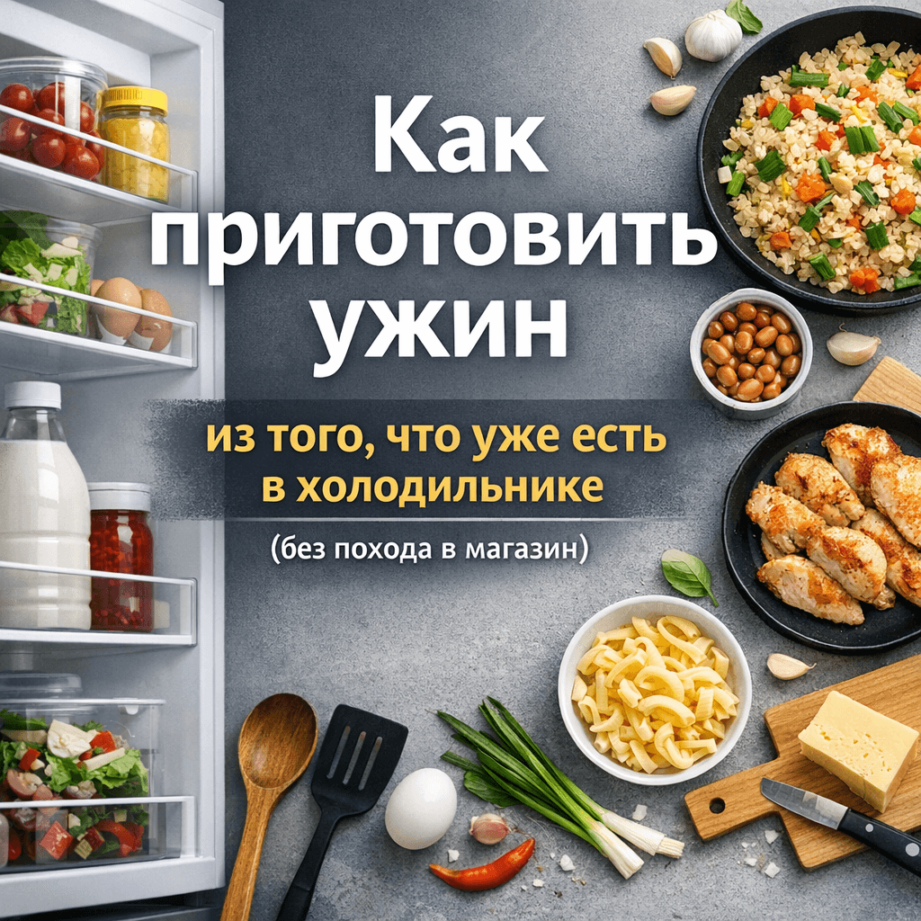 Создай Вкусный Ужин из Продуктов в Холодильнике: Простые Рецепты без Похода в Магазин