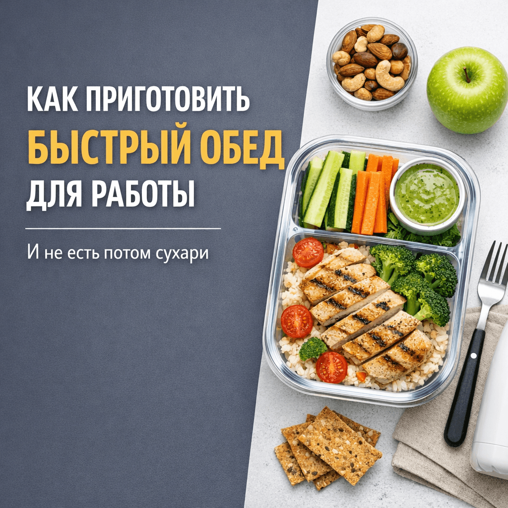 Секреты Быстрого и Вкусного Обеда: Готовим на Работу без Сухарей!