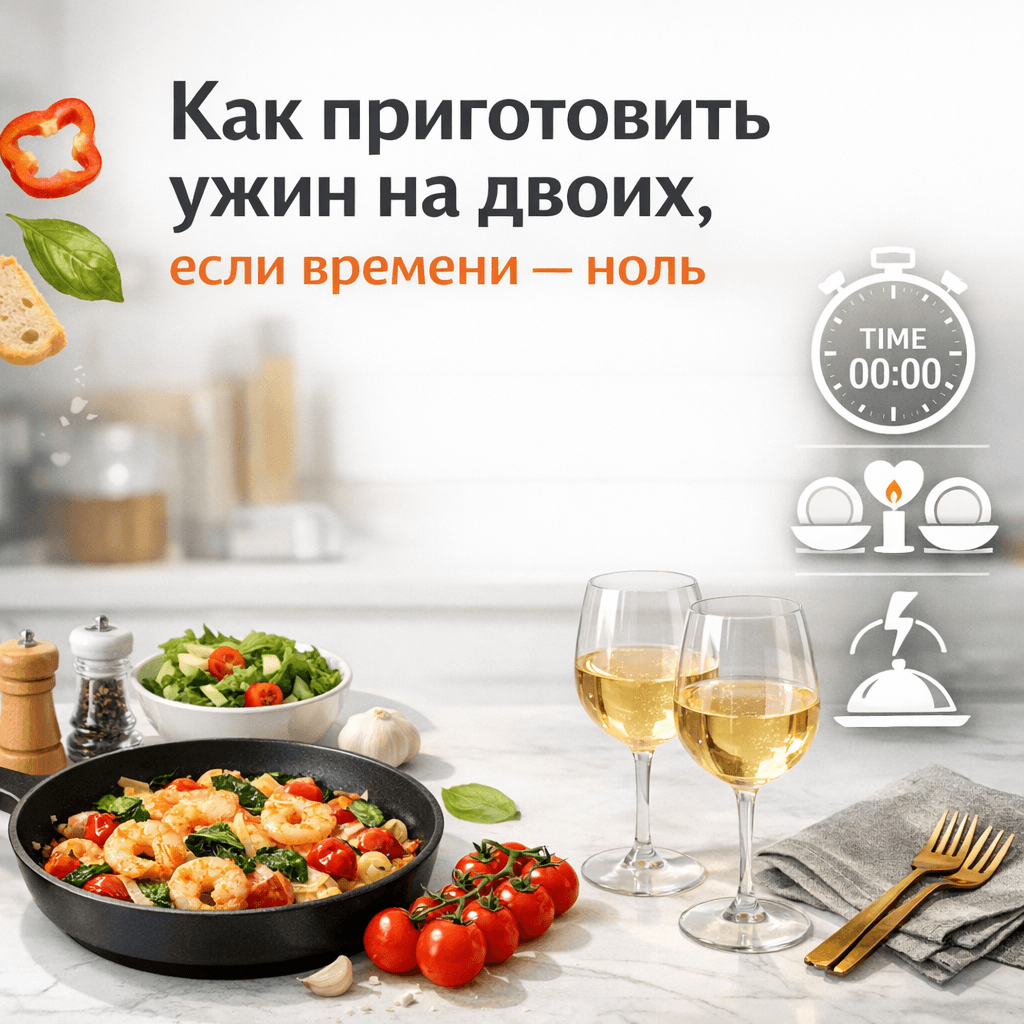 Ужин за 15 минут: Идеальные рецепты для занятых пар!