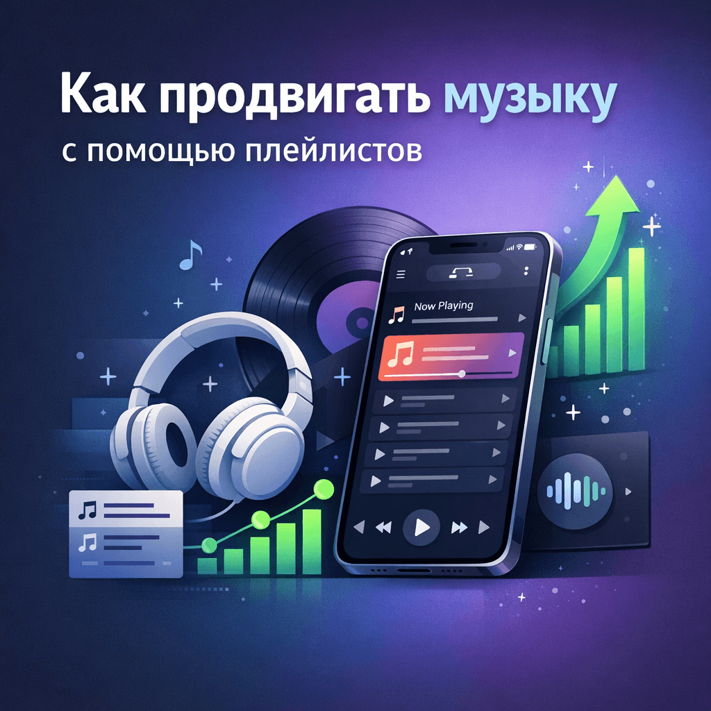 Эффективное продвижение музыки: Как плейлисты станут вашим лучшим инструментом успеха