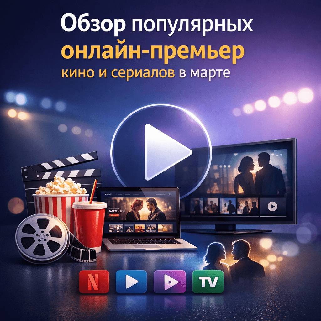 Топ Онлайн-Премьер Марта: Что Смотреть из Кино и Сериалов в 2023 году