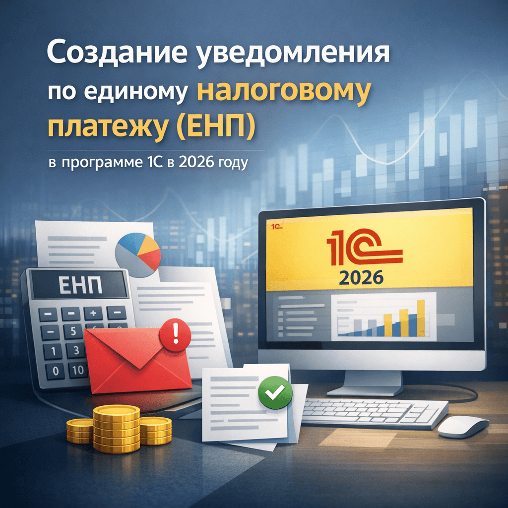 Как создать уведомление по ЕНП в 1С: Пошаговое руководство для 2026 года