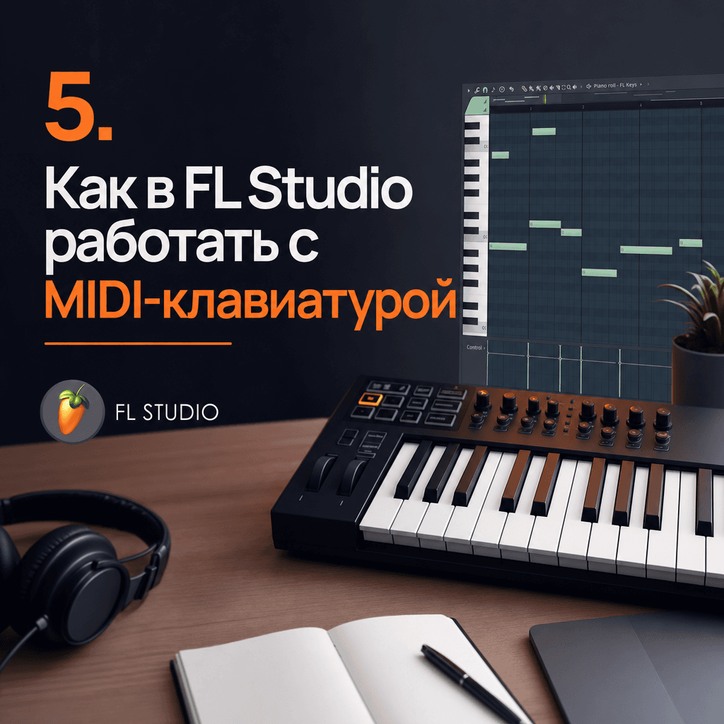 Как работать с MIDI-клавиатурой в FL Studio: Пошаговый гид для начинающих