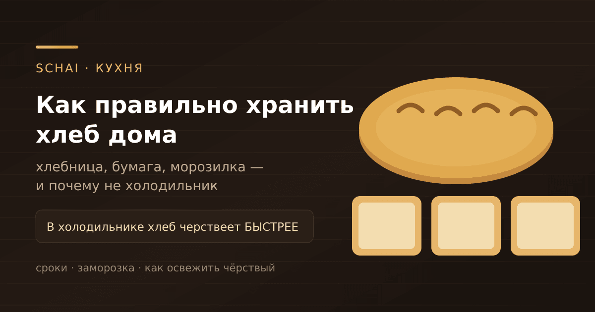 Как правильно хранить хлеб в домашних условиях: хлебница, бумага и морозилка