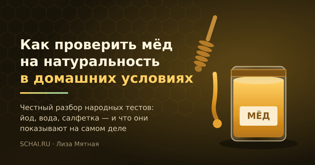Как проверить мёд на натуральность в домашних условиях: честный разбор тестов