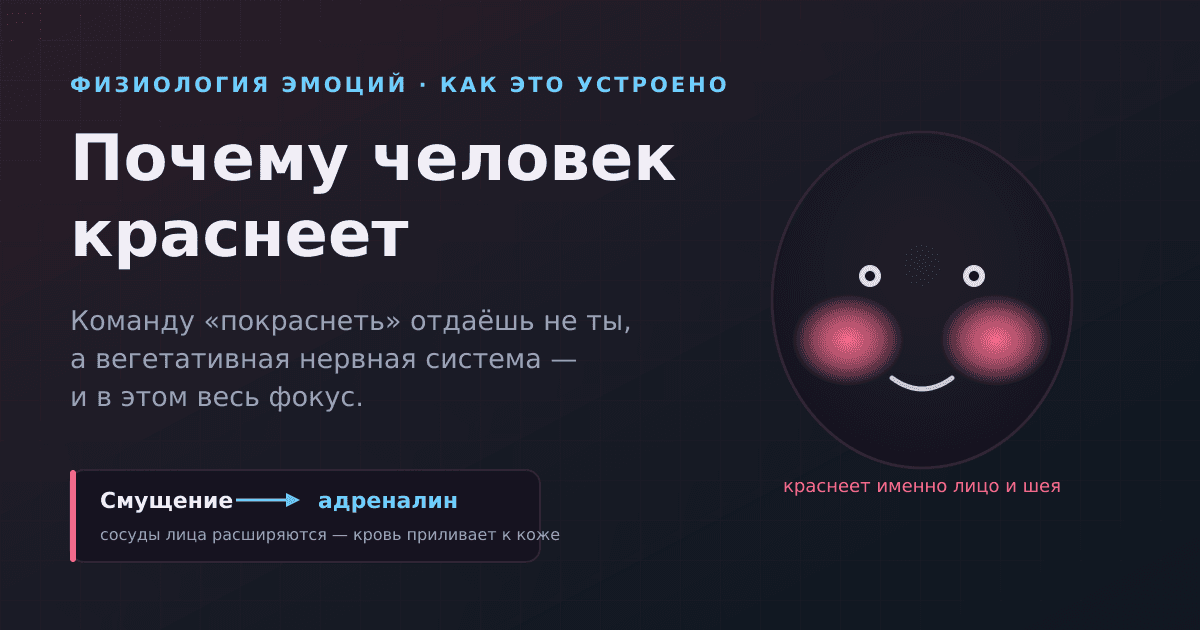 Почему человек краснеет: что с лицом творит смущение