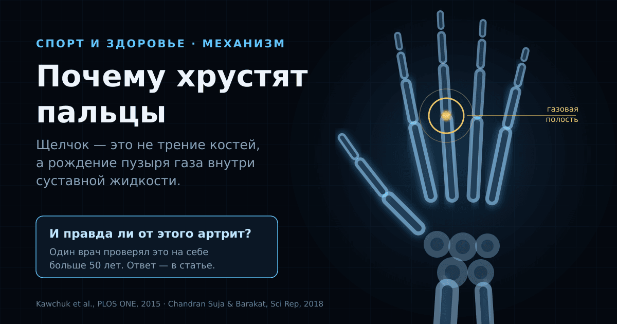 Почему хрустят пальцы — и правда ли от этого бывает артрит