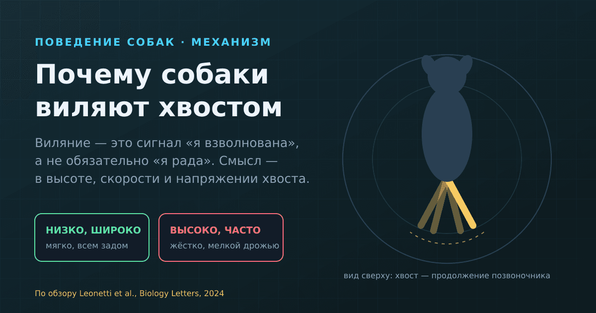 Почему собаки виляют хвостом — и почему это не всегда значит «я рада»
