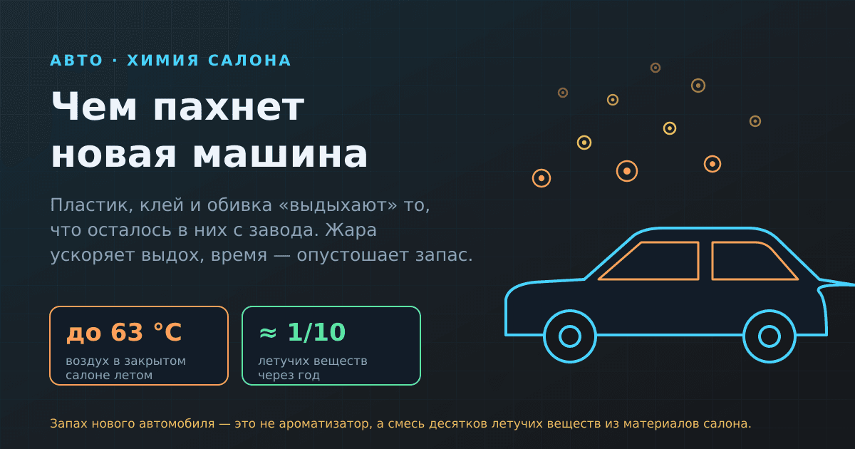 Чем пахнет новая машина и почему запах уходит через несколько месяцев