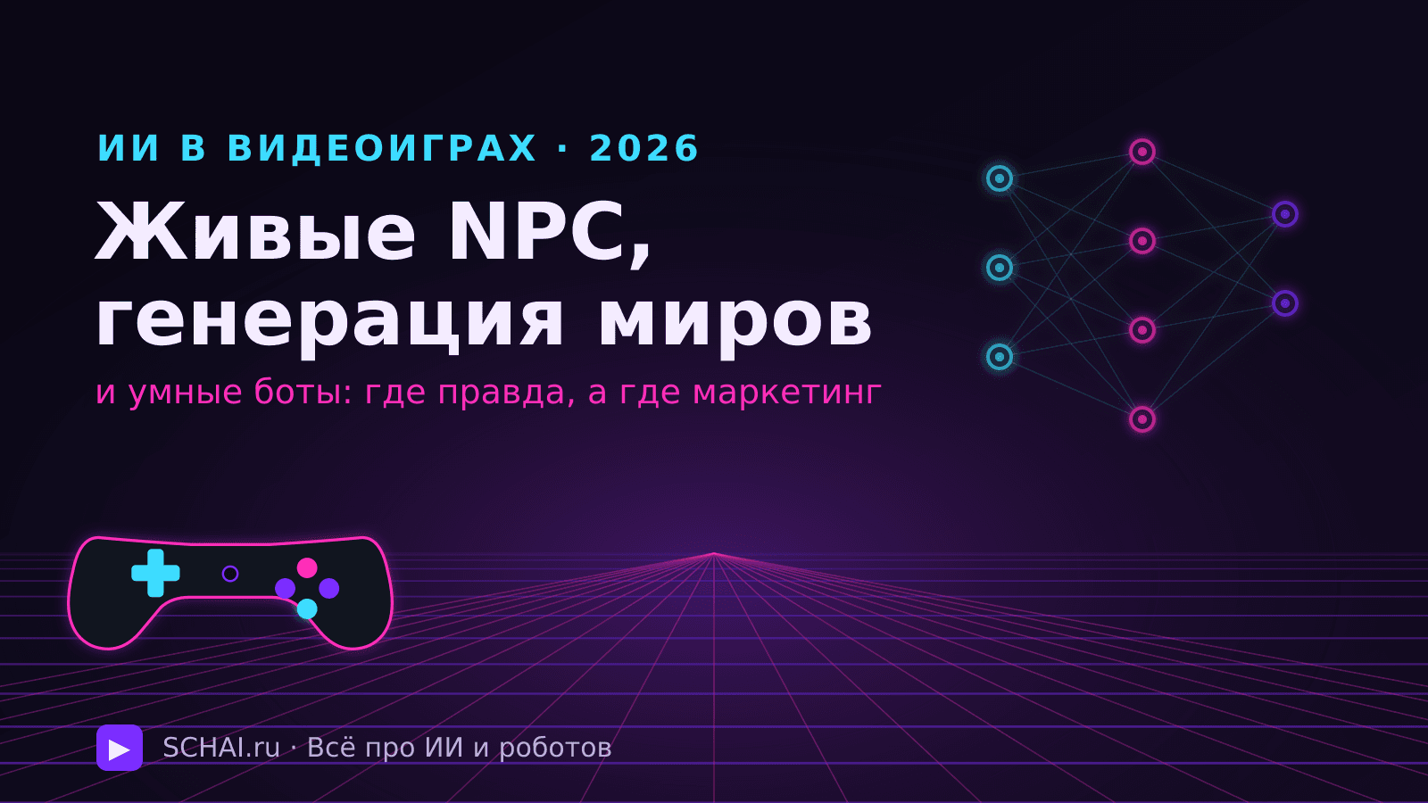 ИИ в видеоиграх 2026: живые NPC, генерация миров и умные боты