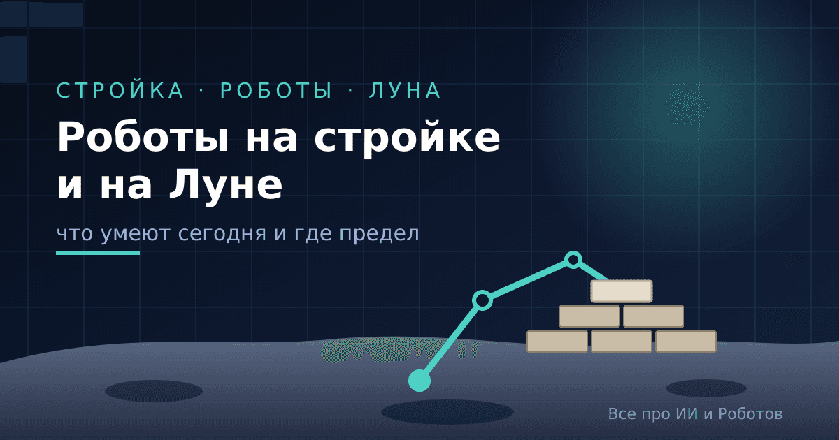 Роботы на стройке и на Луне: что они умеют сегодня и где предел