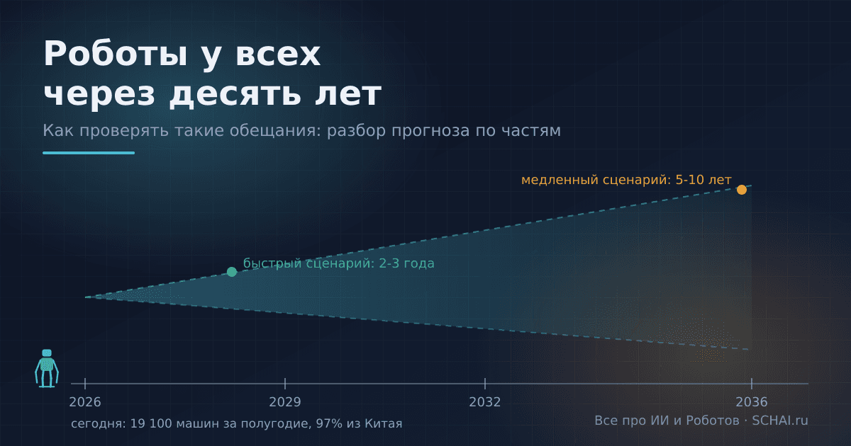 Роботы у всех через десять лет: чем проверяют такие прогнозы