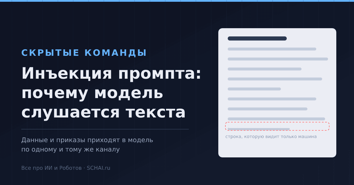 Скрытые команды в документах: как устроена инъекция промпта и почему её так трудно закрыть