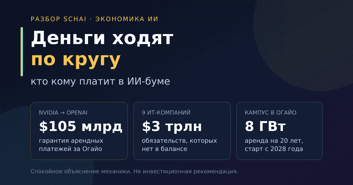 Деньги ходят по кругу: кто кому платит в ИИ-буме