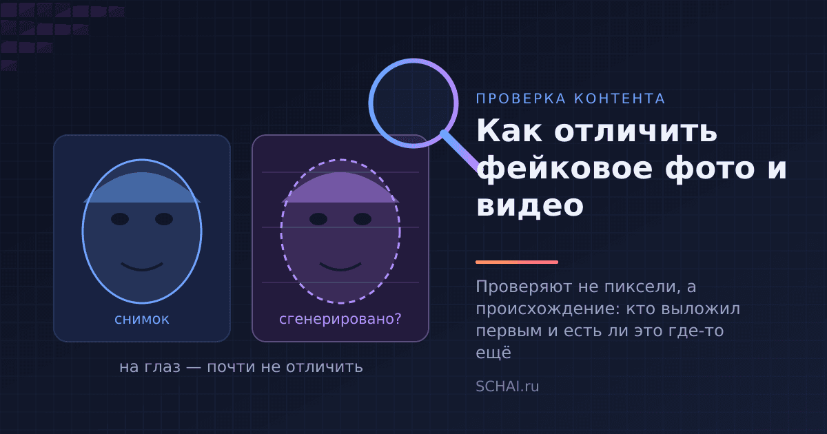 Как отличить фейковое фото и видео: проверка за минуту
