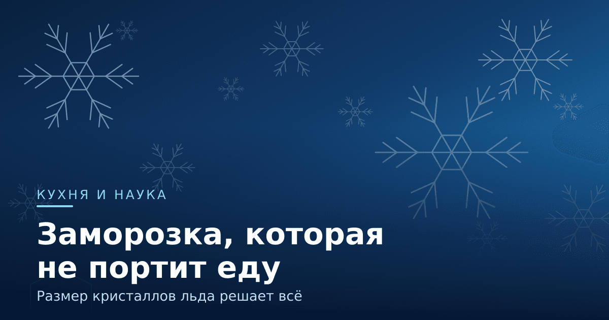 Заморозка без потерь: почему одно как новое, а другое — каша