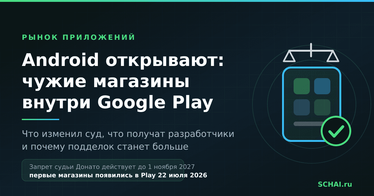 Android открывают: суд обязал Google упростить установку сторонних магазинов